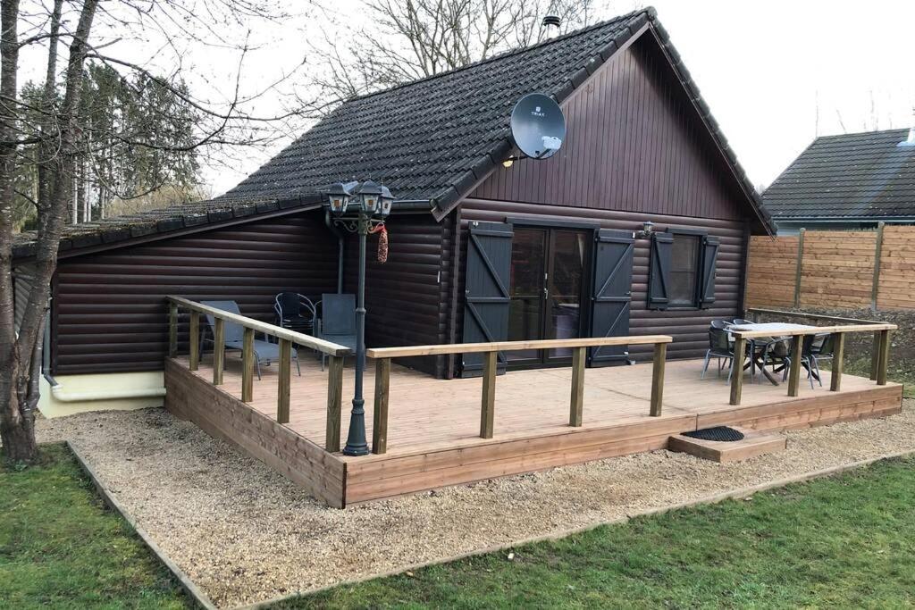 Villa Chalet Cosy Et Chaleureux A Weris Pres De Durbuy Exterior foto